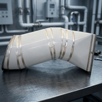 Tuyau de ventilation en acier robuste pour système d'extraction d'air à haute capacité, collecteur de poussière industriel