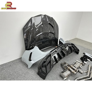 Kit de Carrocería de Fibra de Carbono Forjada Estilo MSY, Parachoques, Capó, Escape, Alerón, Guardabarros para Lambo URUS 2018-2019, Kit de Carrocería Ancha - Product Image 3