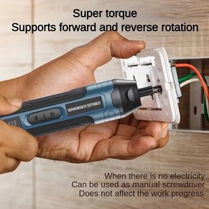 Bộ tuốc nơ vít điện không dây 3.6V 105 mảnh đa chức năng với điều chỉnh mô-men xoắn chạy bằng pin lithium - Product Image 6