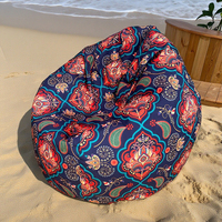 Sillón de Exterior Moderno, Impermeable, Estilo Nórdico con Estampado Étnico, para Hoteles, Playas, Parques, Sala de Estar, Personalizable