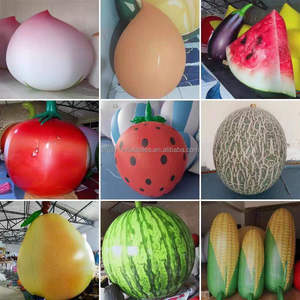 <span class=keywords><strong>Grand</strong></span> ballon gonflable personnalisé à fraise fraîche modèle de fruit fraise gonflable géante avec LED à vendre - Product Image 5