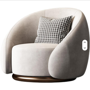 Sofá Giratorio de Tela para Sala de Estar, Dormitorio, Balcón, Sillón de Descanso para el Hogar - Product Image 4
