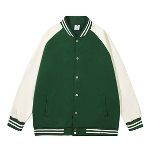 Custom 320g Baseball Jacket Splicing Trend Student All <b>Match</b> Jacket Coat Embroidery Custom Team Clothing Fashion Brand - Product Image 4