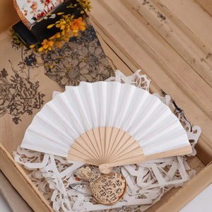 Tùy Chỉnh In Logo Thân Thiện Với Môi Gấp Tay Bằng Gỗ <span class=keywords><strong>Fan</strong></span> Hâm Mộ Cho Đám Cưới Vải Người Hâm Mộ - Product Image 1