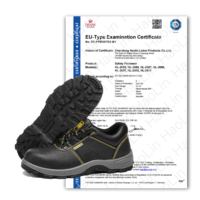 Chaussures de sécurité d'extérieur, qualité allemande, anti-perforation, cuir de vachette à grain fin, bottes de sécurité pour le travail