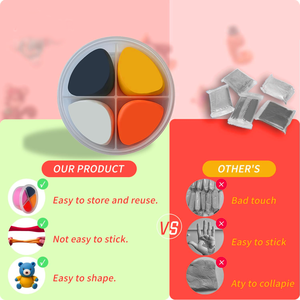 Argile séchée à l'air libre pour enfants, kit d'argile à <span class=keywords><strong>modeler</strong></span>, argile magique modèle sûre et non toxique, cadeau de bricolage. - Product Image 3