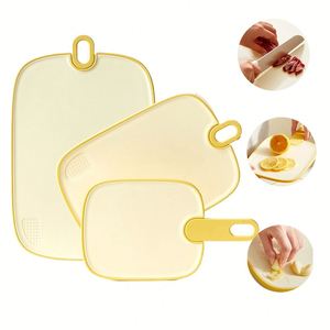 Planche à découper en plastique sur mesure, 3 tailles, grande, multifonctionnelle, double face, antibactérienne, pour la cuisine, la viande et les légumes - Product Image 1