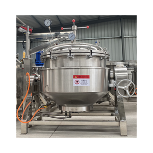 Olla de Cocción Inclinable de Alta Presión para GLP de 100L, Caldera Encalentada por Gas - Product Image 2