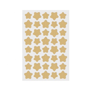 Adesivos para Acne de Cuidados Pessoais: Patches Hidrocoloidais Invisíveis Personalizados com Estrelas e Bolinhas para Cobrir Imperfeições Faciais - 40 Unidades - Product Image 1