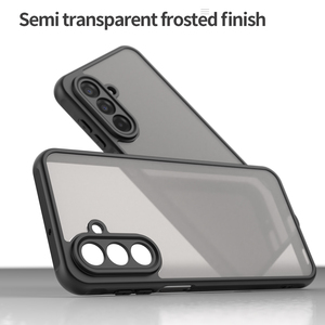 جراب غطاء خلفي صلب مقاوم للصدمات لسيارة sabung A17 مع شعور بالجلد بلوري - Product Image 4