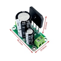 Carte d'alimentation unique 4700 μF/35V-Module de filtre redresseur à courant élevé 8A (non régulé) pour amplificateurs et audio de bricolage