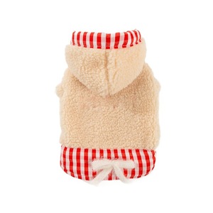 Sweat à capuche en polaire pour animaux de compagnie, vêtements d'hiver et d'automne pour petits et moyens chiens, bleu jaune - Product Image 4