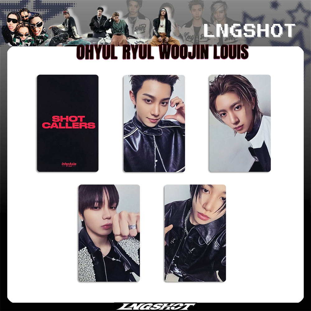 Kpop LNGSHOT Idols 4Pcs/Set Selfie Photocards SHOT CALLERS Album
