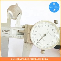 Einstellbare Fingerringe aus Edelstahl Blank Base Pad Ring Einstellung