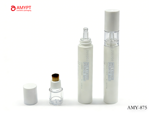 หลอดพลาสติก PE สีขาวบริสุทธิ์ รูปทรงปากกา สำหรับบรรจุยาทาเล็บ แบบบีบได้ ฝาเกลียว พร้อมหัวแปรง สำหรับบรรจุภัณฑ์งานศิลปะบนเล็บ - Product Image 3