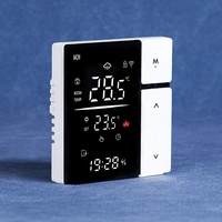 Termostato Inteligente Wifi Serie M5 con Pantalla LED Clara y Botones Táctiles para Google Home/Alexa/Yandex Alice