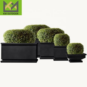 Moderne Noir Grands <span class=keywords><strong>Pots</strong></span> De <span class=keywords><strong>Plantes</strong></span> Décoration Jardin Pot De Fleur Balcon Jardinières <span class=keywords><strong>Pots</strong></span> D'extérieur <span class=keywords><strong>Pour</strong></span> <span class=keywords><strong>Plantes</strong></span> - Product Image 4