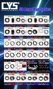 Tech-King 5D-30E Cubierta Acrílica Decorativa para Lentes <span class=keywords><strong>de</strong></span> Halo LED Ojo <span class=keywords><strong>de</strong></span> Ángel, 12V 3'', Control por APP Móvil, Retrofit/Actualización - Product Image 2