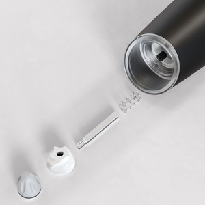 Ensemble de 2 moulins à sel et à poivre électriques à gravité, alimentés par piles, avec lumière LED, moulin à céramique - Product Image 2