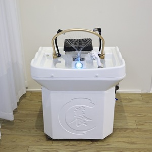 Japanese Head Spa Bowl Portable Deep Shampoo Basin Salon Hair Wash Sink with Water tank - Product Image 6