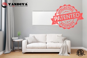 800W Mesh Carbon Ink Infrared Heater GS Certified Smart Control 16sqm Coverage Fast Heating Energy <b>Saving</b> Overheat Protection - Product Image 6