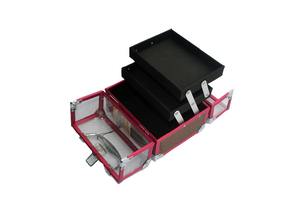 Stylist per la scatola <span class=keywords><strong>di</strong></span> cosmetici rosa trasparente acrilico ciglia Vanity Case alla <span class=keywords><strong>moda</strong></span> stile nazionale stampato sacchetto <span class=keywords><strong>di</strong></span> plastica per - Product Image 2