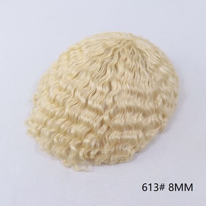 Postizos Masculinos Indetectables <span class=keywords><strong>de</strong></span> 2 mm, Unidades <span class=keywords><strong>de</strong></span> Cabello Afro Rizado para <span class=keywords><strong>Hombre</strong></span>, Rubio 613 #   Pelucas <span class=keywords><strong>de</strong></span> <span class=keywords><strong>Rastas</strong></span> para <span class=keywords><strong>Hombre</strong></span>, Tupé - Product Image 4