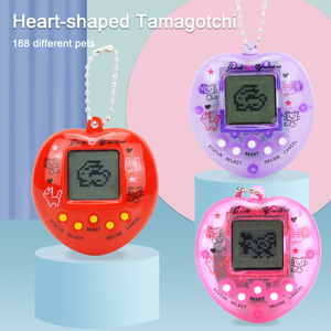 Jeu électronique éducatif OEM Tamagotchi en plastique en forme de cœur de pêche avec ours, animaux virtuels numériques, version originale <span class=keywords><strong>Pix</strong></span> - Product Image 3