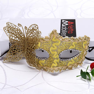 Masque de mascarade pour femme, masque de bal semi-rétro, utilisé comme accessoire de maquillage pour le bal de <span class=keywords><strong>Venise</strong></span>, le <span class=keywords><strong>carnaval</strong></span> - Product Image 1