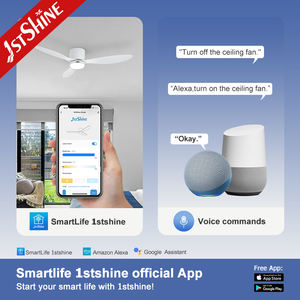 1stshine Korea <span class=keywords><strong>Ventilador</strong></span> de <span class=keywords><strong>techo</strong></span> de montaje empotrado con <span class=keywords><strong>luz</strong></span> Certificación KC Motor <span class=keywords><strong>silencioso</strong></span> de 3 aspas Dormitorio blanco minimalista - Product Image 6