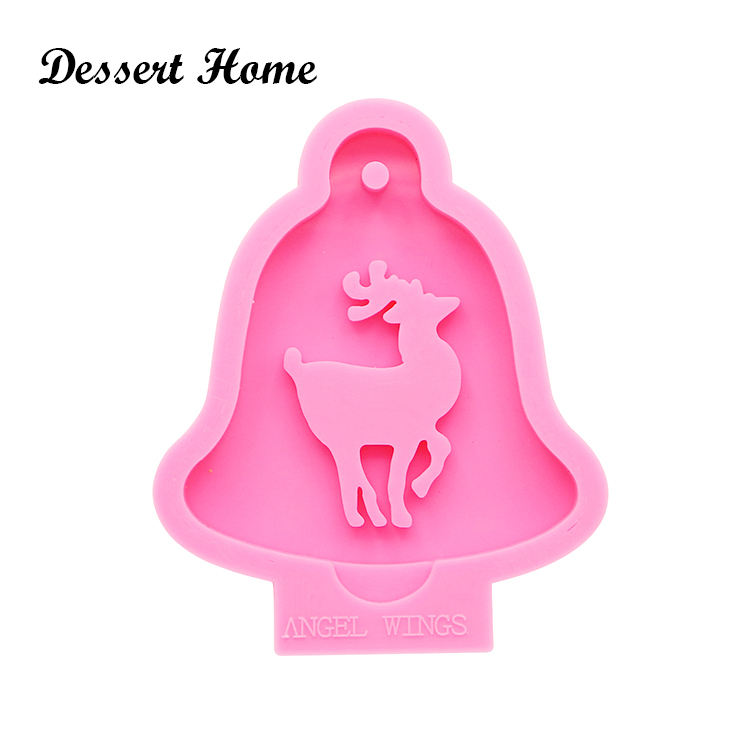 DY0130 Cloches avec cerf de Noël