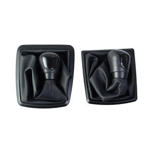 Couvercle de pommeau de levier de vitesse Ford Focus en cuir noir, transmission manuelle, conception ergonomique - Product Image 2