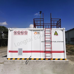 Longtai 10m ³ giám sát thông minh trạm nhiên liệu container hai lớp với bể phân phối - Product Image 4