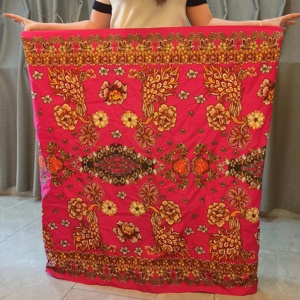 2024 Batik tradizionale Bali musulmani spiaggia all'ingrosso tradizione 100gsm 110cm donne indonesiane Pareo Malaysia Sarong - Product Image 3