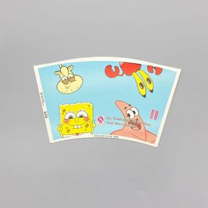 Ventilateur en papier alimentaire recyclable, écologique, imperméable, enduit de PE simple et double face, avec impression 1 à 8 couleurs - Product Image 3