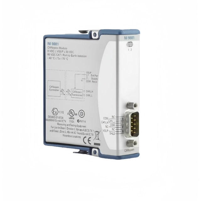 NI-9881 CANopen Interface Module, High-speed CAN Card, Industrial Communication Bus, in Stock New