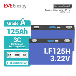 Pin EVE 3.2V 125Ah Lifepo4, 4000 chu kỳ, tốc độ xả tối đa 3C, dùng cho xe nâng điện, pin Lifepo4 125ah, pin <span class=keywords><strong>Lithium</strong></span> Lifepo4 - Product Image 1