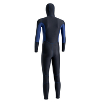 Combinaison de plongée intégrale respirante en néoprène 3 mm avec capuche et fermeture éclair frontale pour homme, idéale pour la plongée et la pêche sous-marine