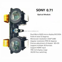 Binoculaire 4K Original 2 pièces 0.71 pouces 1920P Micro OLED VR Module optique