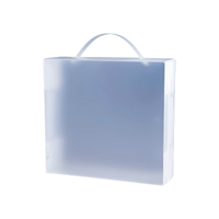 Caja Transparente de PVC Esmerilado Personalizada de Fábrica con Logotipo Imprimible para Exhibición, Supermercado y Empaque de Abarrotes