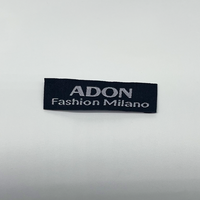 Étiquette Tissée de Col Avec Logo, Étiquette Tissée Personnalisée pour Vêtements, Étiquette Tissée à Personnaliser en Stock