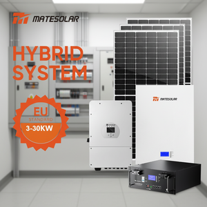 Ll in Oneハイブリッド太陽エネルギー貯蔵システム3Kva 5Kva 10kva 12Kva 15kva 25kva 30kva家庭用ハイブリッド太陽光発電システム - Product Image 1