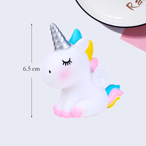 Nicorn-adornos para pastel <span class=keywords><strong>de</strong></span> cumpleaños, figuras <span class=keywords><strong>de</strong></span> arcoíris, caballo balancín, <span class=keywords><strong>unicornio</strong></span> - Product Image 1