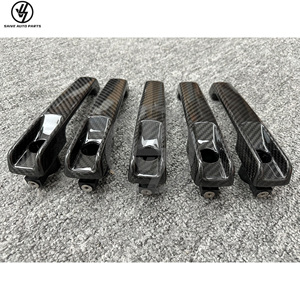 Dry Carbon Fiber Glossy <b>Door</b> <b>Handle</b> for Mercedes Benz G-Class W464 G500 G350 G63 2019-2024 Car Replacement Parts Side Trims - Product Image 5