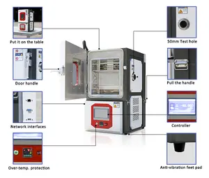 50l laboratorio di apparecchiature per frigoriferi camera di stabilità per laboratorio di congelamento del test climatico ambientale per prodotti farmaceutici