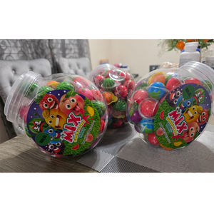 Frascos Ecológicos de Plástico ABS con Forma de Boston para Gomitas de Frutas, Capacidad para 55 Piezas, Lindos Frascos para Dulces y Semillas, Contenedor Portátil de 500 ml - Product Image 2
