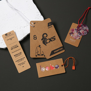 Étiquettes suspendues en papier kraft personnalisées Dehong pour vêtements, usage intérieur - Product Image 2