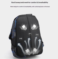Ensemble 3 en 1 Sac d'école haut de gamme pour étudiants Sac à dos pratique unisexe imperméable en polyester camouflage