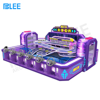 Machine de jeu de course compétitive BLEE pour parc d'attractions, 4 à 8 joueurs, avec volant sauvage, pour enfants