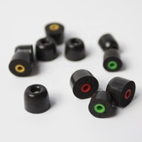 Embouts d'écouteurs en mousse à mémoire de forme douce à récupération lente en matériau PU Aier, réduisant le bruit, avec filet anti-poussière
